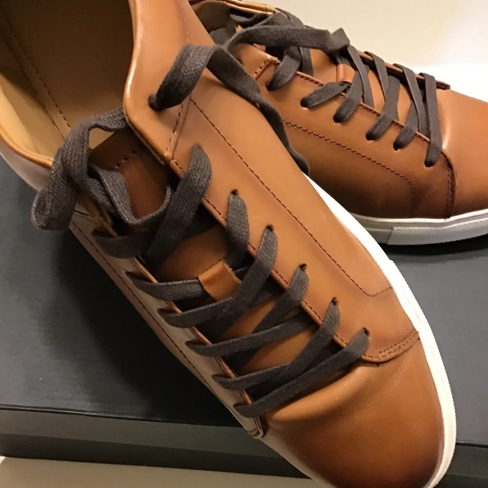 NORDSTROM LEATHER SNEAKERS MENS - Picture 6 of 16